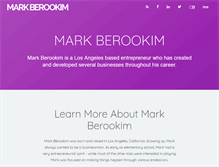 Tablet Screenshot of markberookim.com